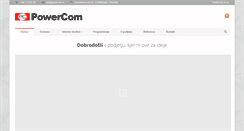 Desktop Screenshot of new.powercom.si